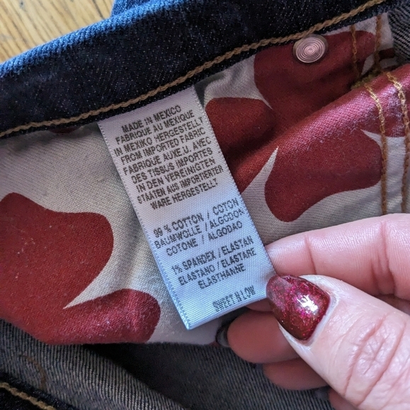 Lucky Brand Size 10 x 30" Length Blue Denim Flare Leg Jeans - Picture 6 of 9